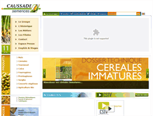 Tablet Screenshot of caussade-semences.com
